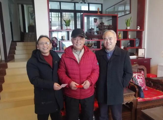 戴豪贛、劉志堅(jiān)一行走訪慰問(wèn)公司老黨員、老干部